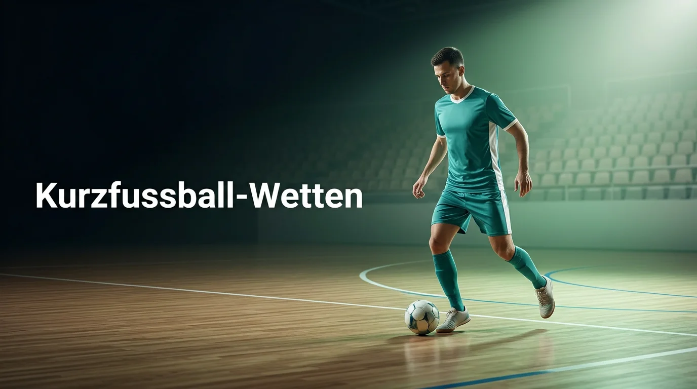 Übersicht der Kurzfußball-Formate Futsal, Baller League und Kings League mit Wettquoten-Status bei deutschen Buchmachern